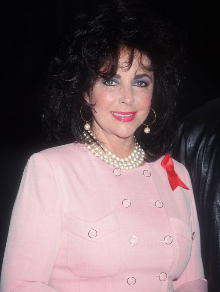 Elizabeth Taylor pictured in 1992