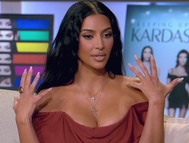 Kim Kardashian opened up about her marriage to Kanye West during the family's sit down with Andy Cohen.