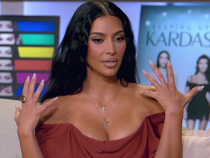 Kim Kardashian opened up about her marriage to Kanye West during the family's sit down with Andy Cohen.