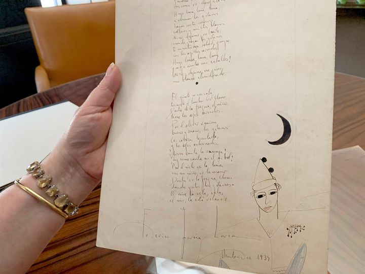 El único manuscrito que se conoce del primer poema del Romancero Gitano, de Federico García Lorca, que se subasta en París.