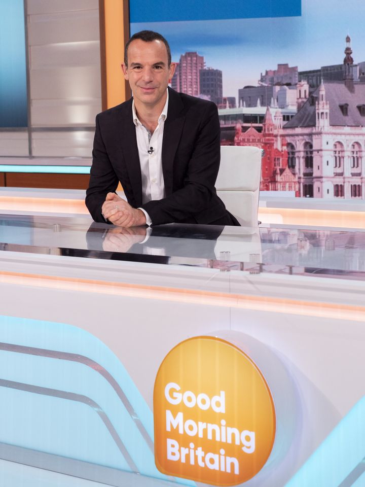 Martin Lewis in the Good Morning Britain studio