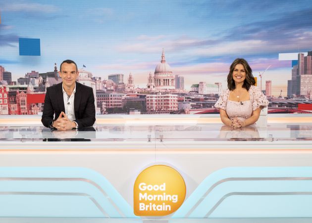 Martin Lewis with Susanna Reid