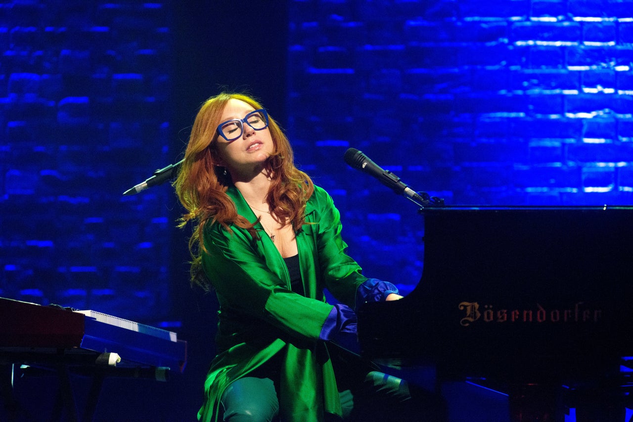 Tori Amos performing in 2014