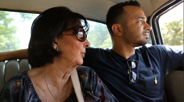 Actor and filmmaker Andy Señor Jr. (right) with his mother, Gloria, in Cuba in 2014.