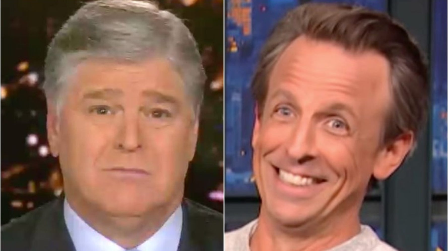 Sean Hannity’s Rage-Tweets At Seth Meyers Get Award-Worthy Zinger In Response