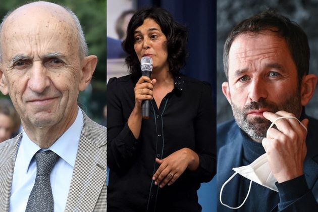 Louis Gallois, Myriam El Khomri, et Benoit Hamon