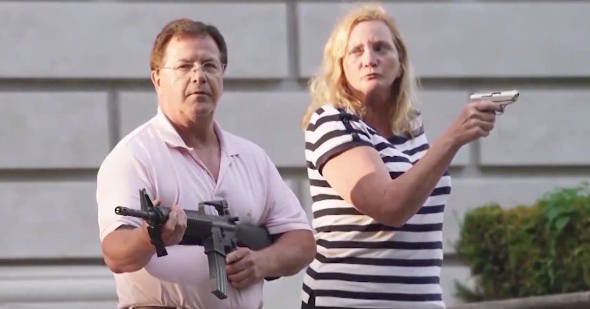 Pardoned Gun-Waving Couple Won't Get Weapons Back, Fine Refunded: Judge