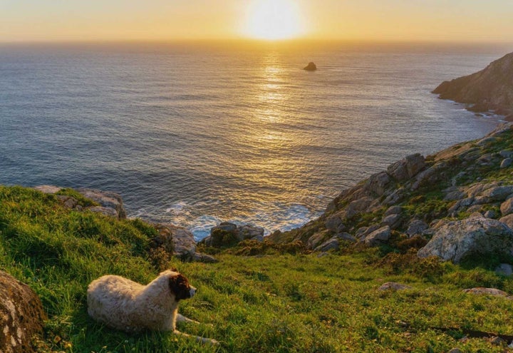 Atardecer en la Costa da Morte.