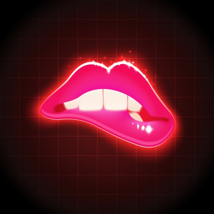 Ilustración de unos labios femeninos.
