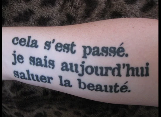 French Script Tattoos