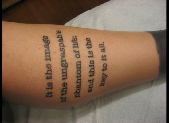15 Amazing Literary Tattoos From Diehard Bookworms (PHOTOS) | HuffPost Entertainment 15 Amazing Literary Tattoos From Diehard Bookworms (PHOTOS) | HuffPost Entertainment