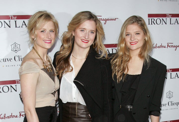 Mamie Gummer, Grace Gummer and Louisa Gummer attend the New York premiere of "The Iron Lady" on Dec. 13, 2011.
