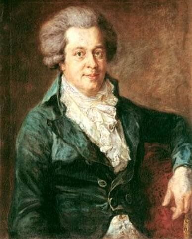 The so-called "Edlinger Mozart" was painted by http://de. wikipedia. org/wiki/Johann_Georg_Edlinger Johann (Josef) Georg Edlinger (1741-1819 ... 