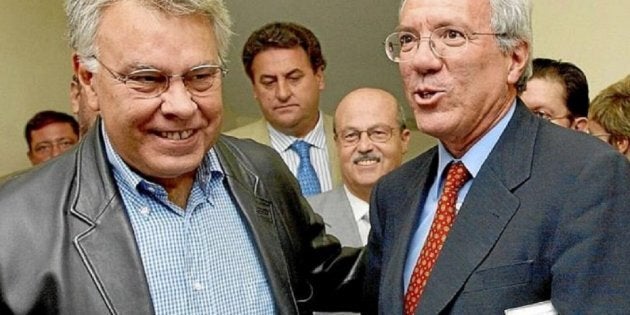 Felipe González y José Barrionuevo.