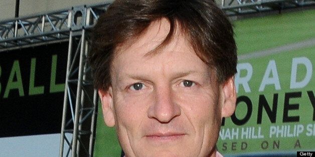 OAKLAND, CA - SEPTEMBER 19: Michael Lewis arrives at the 'Moneyball' Oakland premiere at The Paramount Theatre on September 19, 2011 in Oakland, California. (Photo by Araya Diaz/WireImage)
