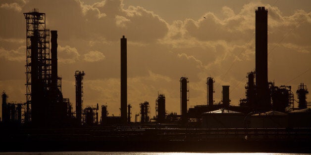 Refining towers are seen at Coryton oil refinery, operated by Petroplus AG, in Coryton, U.K., on Friday, Jan. 27, 2012. U.K. Energy Minister Charles Hendry said a meeting to discuss the future of Petroplus Holdings AG's Coryton refinery concluded that it was important to maintain current operations and to find a buyer as quickly as possible. Photographer: Jason Alden/Bloomberg via Getty Images