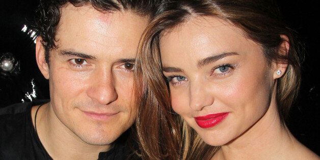 NEW YORK, NY - SEPTEMBER 19: (EXCLUSIVE COVERAGE) (JAPAN OUT)Orlando Bloom and wife Miranda Kerr attend the after party for the Broadway opening night of 'Shakespeare's Romeo And Juliet' at The Edison Ballroom on September 19, 2013 in New York City. (Photo by Bruce Glikas/FilmMagic)