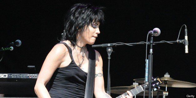 ATLANTA, GA - SEPTEMBER 21: Joan Jett of Joan Jett And The Blackhearts performs during the 2012 Music Midtown Festival at Piedmont Park on September 21, 2012 in Atlanta, Georgia. (Photo by Chris McKay/Getty Images)
