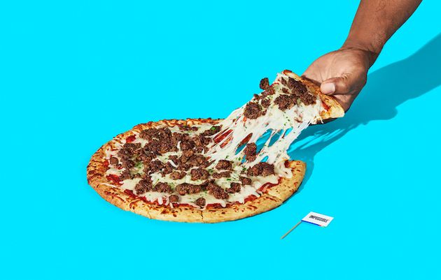 植物由来の代替肉を使ったピザ (Image：Impossible Foods)
