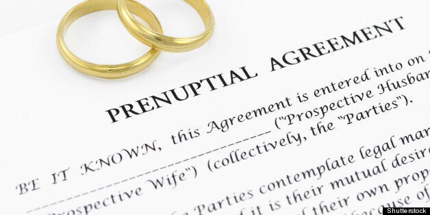 form of prenuptial agreement...