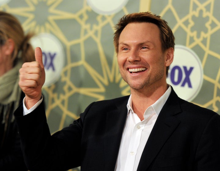 PASADENA, CA - JANUARY 08: Actor Christian Slater arrives at Fox's All-Star Party at Castle Green on January 8, 2012 in Pasadena, California. (Photo by Kevin Winter/Getty Images)