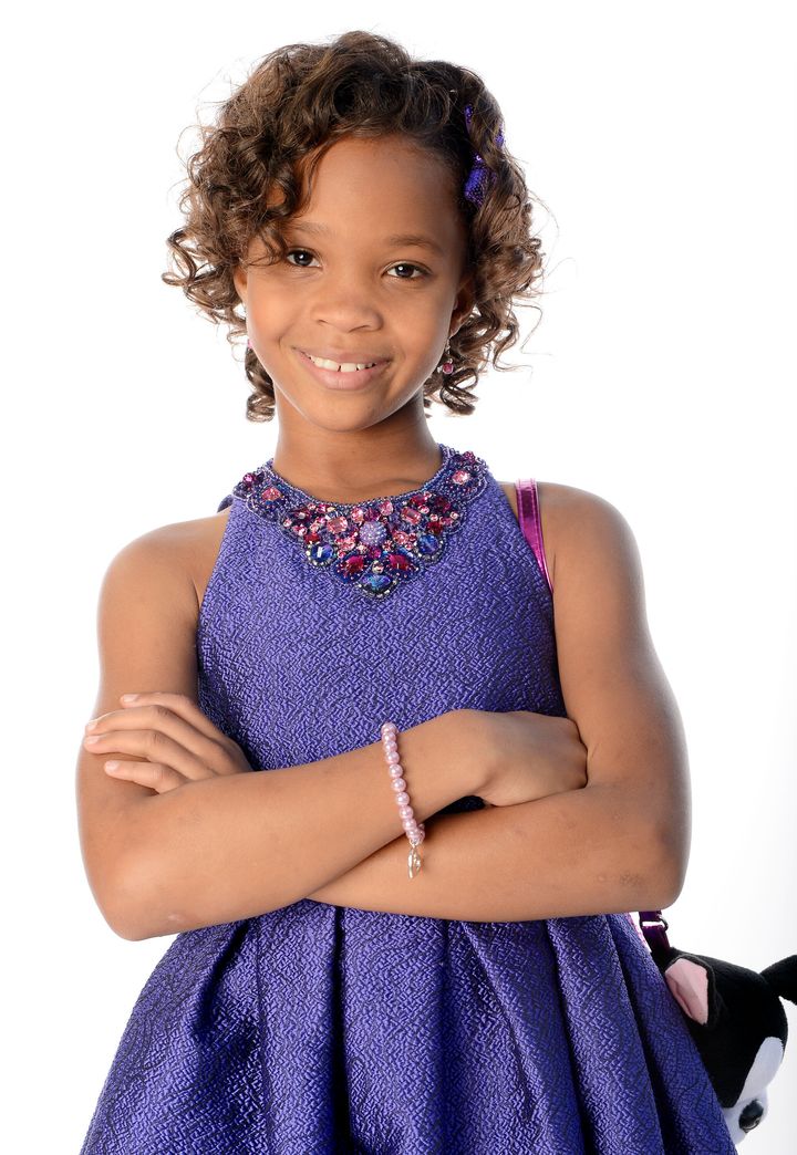 BEVERLY HILLS, CA - FEBRUARY 04: Actress Quvenzhané Wallis poses for a portrait during the 85th Academy Awards Nominations Luncheon at The Beverly Hilton Hotel on February 4, 2013 in Beverly Hills, California. (Photo by Kevork Djansezian/Getty Images)