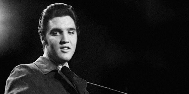 (FILES) Rock'n roll legend Elvis Presley is seen during a concert in a file picture taken in the 1950's. (Photo credit should read -/AFP/Getty Images)