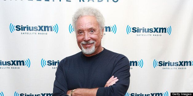 NEW YORK, NY - MAY 14: Tom Jones visits at SiriusXM Studios on May 14, 2013 in New York City. (Photo by Robin Marchant/Getty Images)