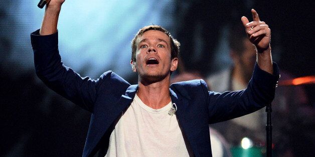 LAS VEGAS, NV - SEPTEMBER 20: Singer Nate Ruess of Fun. performs during the iHeartRadio Music Festival at the MGM Grand Garden Arena on September 20, 2013 in Las Vegas, Nevada. (Photo by Ethan Miller/Getty Images for Clear Channel)