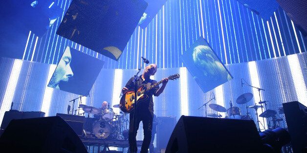 SYDNEY, AUSTRALIA - NOVEMBER 12: Thom Yorke of Radiohead performs live on stage at Sydney Entertainment Centre on November 12, 2012 in Sydney, Australia. (Photo by Mark Metcalfe/Getty Images)