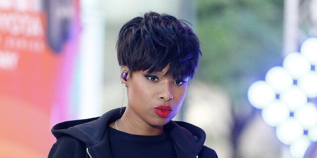 NEW YORK, NY - AUGUST 19: Singer Jennifer Hudson performs on NBC's 'Today' at Rockefeller Plaza on August 19, 2014 in New York City. (Photo by John Lamparski/WireImage)