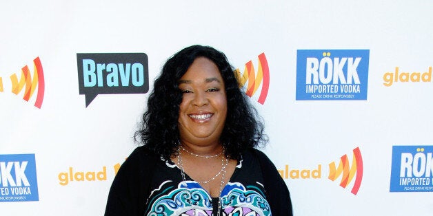 LOS ANGELES, CA - JULY 24: Television show creator Shonda Rimes arrives at GLAAD Hancock Park: Top Chef Invasion hosted by L