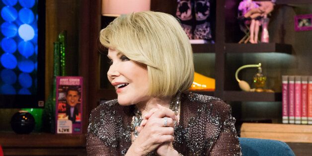 WATCH WHAT HAPPENS LIVE -- Pictured: Joan Rivers -- (Photo by: Charles Sykes/Bravo/NBCU Photo Bank via Getty Images)