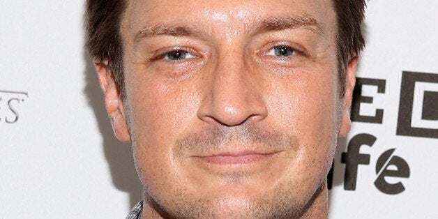 SAN DIEGO, CA - JULY 25: Actor Nathan Fillion attends day 2 of the WIRED Cafe @ Comic Con at Omni Hotel on July 25, 2014 in