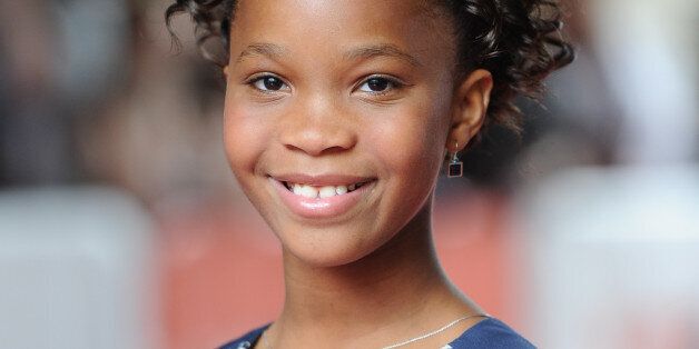Actress QuvenzhanÃ© Wallis attends the "Kahlil Gibran's The Prophet" premiere during the Toronto International Film Festival on Saturday, Sept. 6, 2014, in Toronto. (Photo by Evan Agostini/Invision/AP)