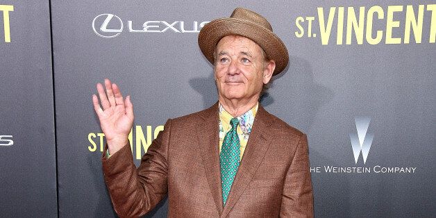 NEW YORK, NY - OCTOBER 06: Actor Bill Murray attends the premiere of ST. VINCENT, hosted by the Weinstein Company with Lexus at Ziegfeld Theater on October 6, 2014 in New York City. (Photo by Paul Zimmerman/WireImage)