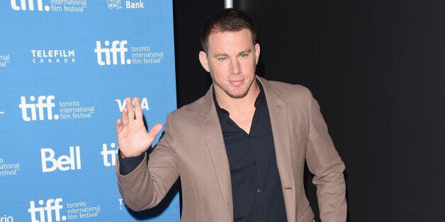 TORONTO, ON - SEPTEMBER 08: Actor Channing Tatum poses at 'Foxcatcher' Press Conference during the 2014 Toronto International Film Festival at TIFF Bell Lightbox on September 8, 2014 in Toronto, Canada. (Photo by Jason Merritt/Getty Images)