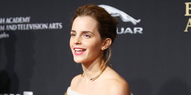 BEVERLY HILLS, CA - OCTOBER 30: Emma Watson arrives at the BAFTA Los Angeles Jaguar Britannia Awards held at The Beverly Hil