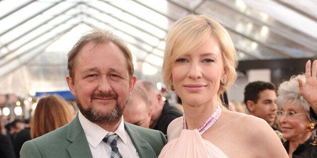 LOS ANGELES, CA - JANUARY 18: Andrew Upton and actress Cate Blanchett attends 20th Annual Screen Actors Guild Awards at The Shrine Auditorium on January 18, 2014 in Los Angeles, California. (Photo by Stefanie Keenan/WireImage)