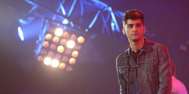 LONDON, ENGLAND - OCTOBER 07: Zayn Malik of One Direction performs at the Radio One Teen Awards at Wembley Arena on October 7, 2012 in London, England. (Photo by Mike Marsland/WireImage)