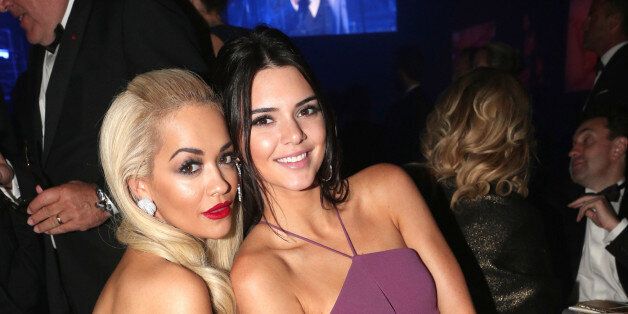CAP D'ANTIBES, FRANCE - MAY 21: (L-R) Singer Rita Ora and model Kendall Jenner attend amfAR's 22nd Cinema Against AIDS Gala, Presented By Bold Films And Harry Winston at Hotel du Cap-Eden-Roc on May 21, 2015 in Cap d'Antibes, France. (Photo by Gisela Schober/WireImage)