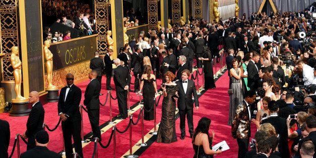 HOLLYWOOD, CA - FEBRUARY 28: A view of the red carpet at the 88th Annual Academy Awards at Hollywood & Highland Center on February 28, 2016 in Hollywood, California. (Photo by Mark Davis/Getty Images)