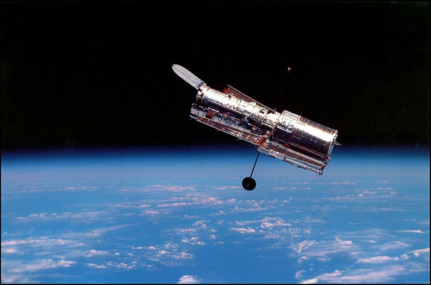Vue du téléscope spatial Hubble, en février 2002.
