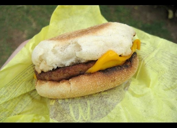 Sausage Biscuit At McDonald's