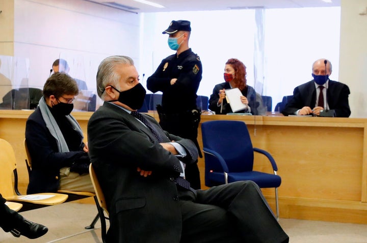 El extesorero del PP Luis Bárcenas, en la Audiencia Nacional el pasado 8 de febrero.