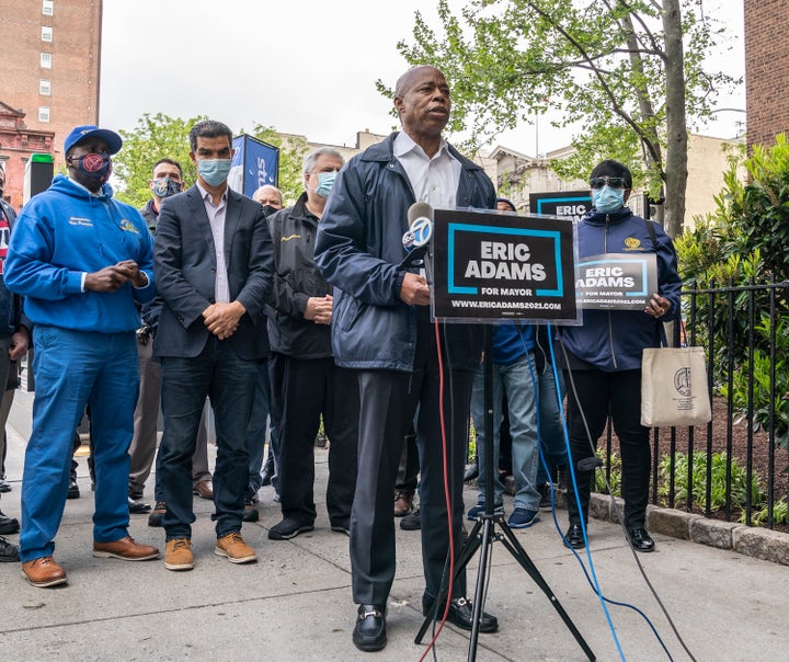 Eric Adams Leads New York City Mayoral Race | HuffPost