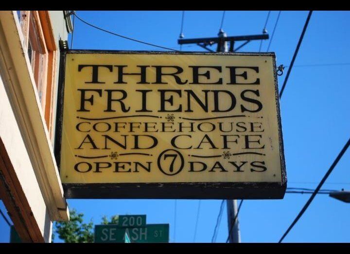 1990s: Three Friends Coffee House, Portland, OR