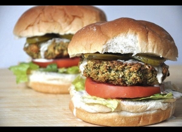 Baked Brocolli Burgers