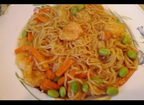 P.F. Chang's Firecracker Shrimp With Yakisoba Noodles