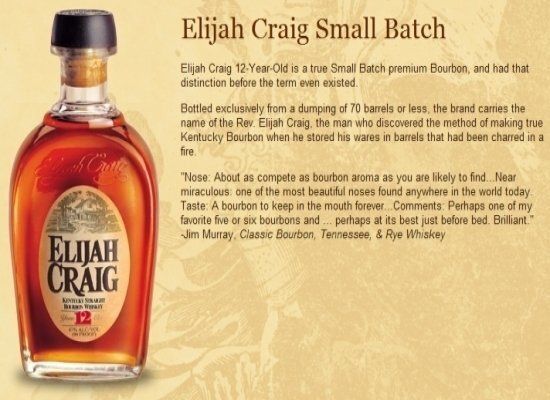 Elijah Craig Small Batch (Reader-Submitted)